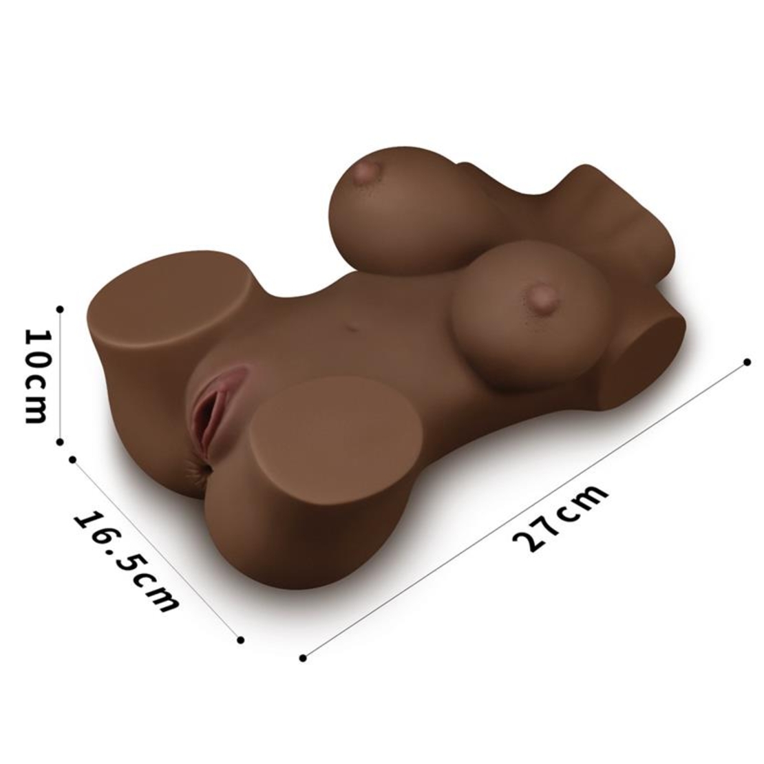 Мастурбатор кукла с 2 отвора и гърди LOVETOY Улични момичета 5