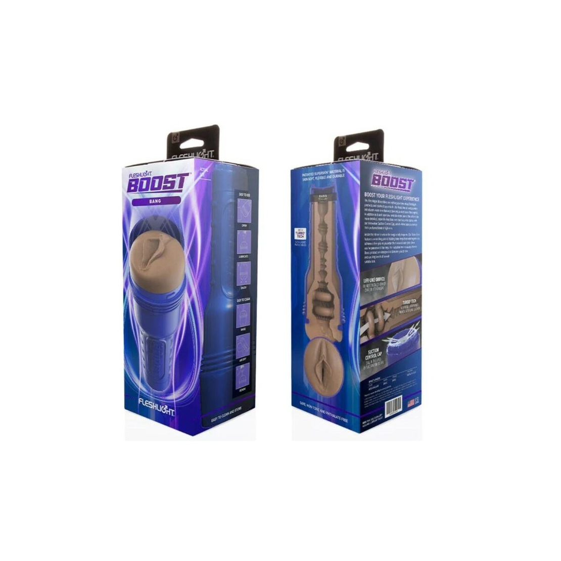 Мастурбатор за бъже Вагина Кафяв - Endurance Jack Ass Fleshlight  Син