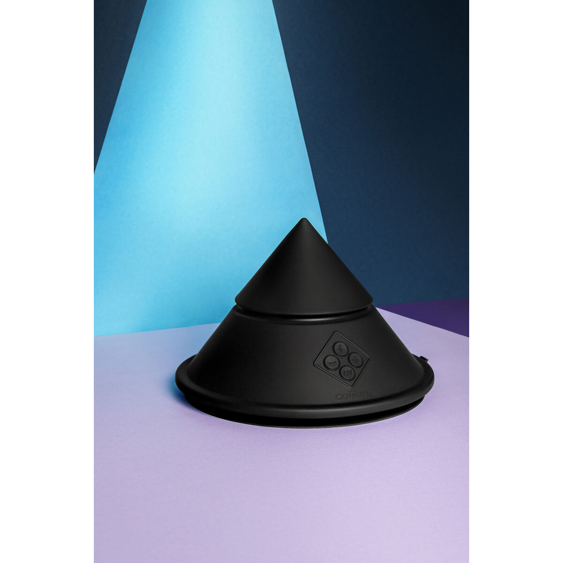 Комплект вибратор за двойки The Cowgirl Cone Черен
