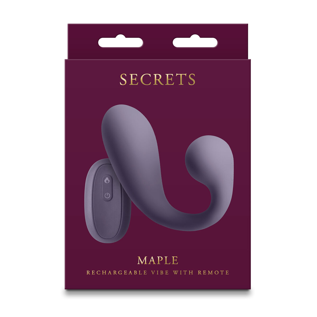 Анален вибратор с дистанционно NS Novelties Secrets Лилав