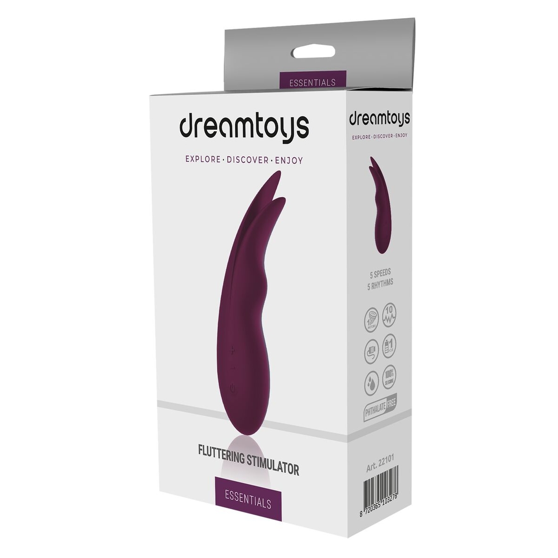 Анален вибратор Dream Toys Essentials Лилав