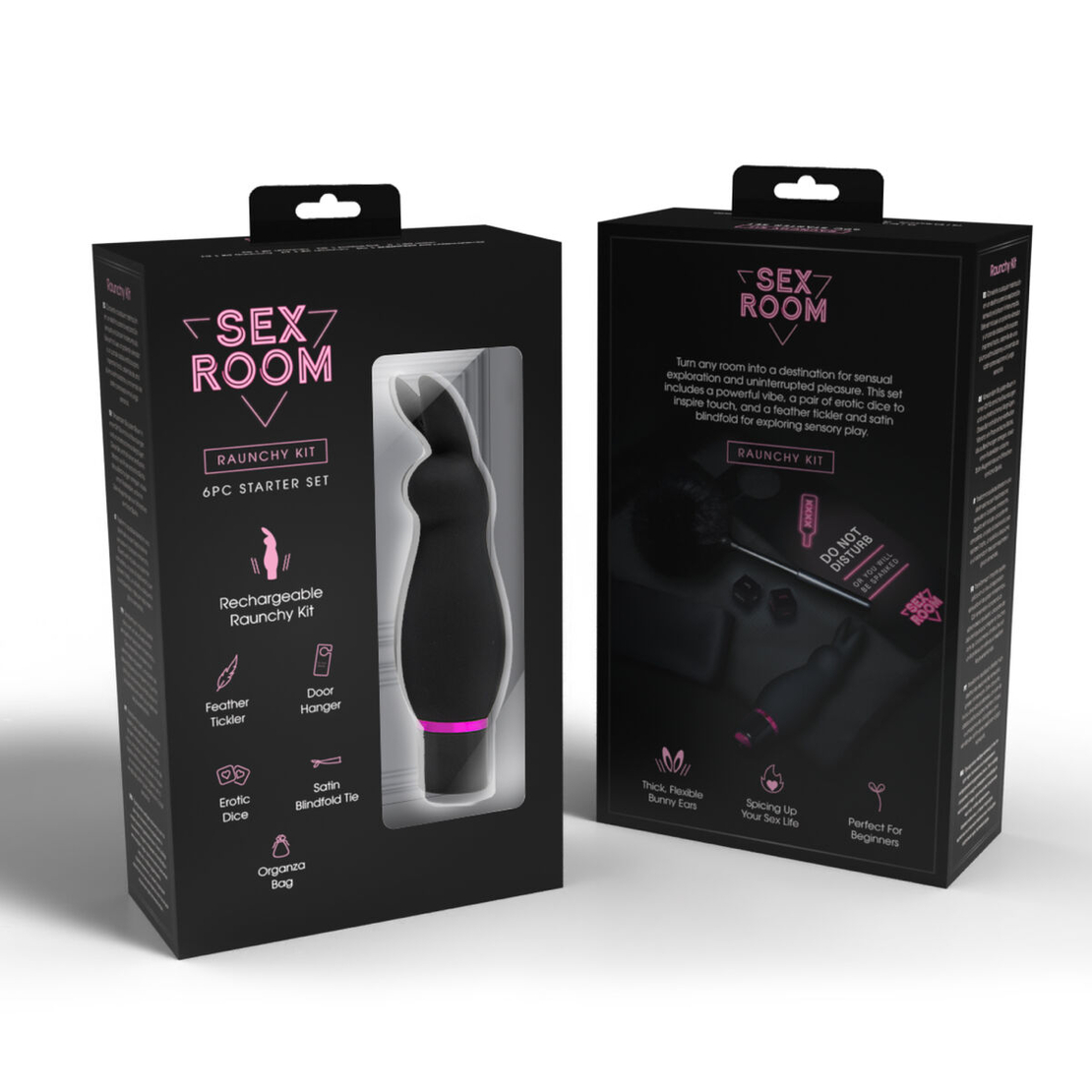 Комлект за двойки Dream Toys Sex Room Raunchy Kit Черен