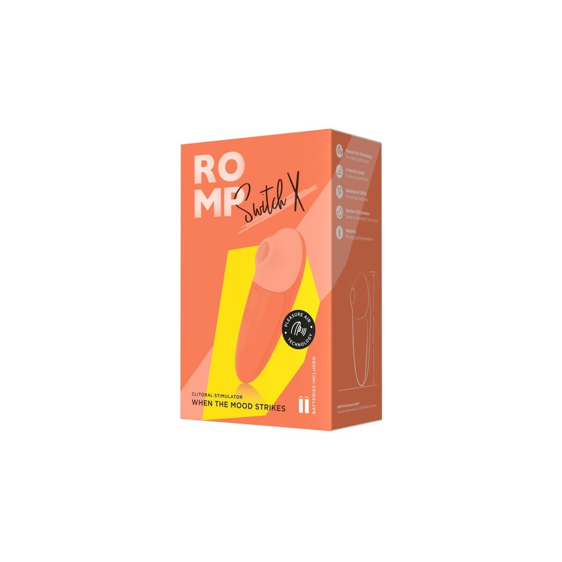Стимулатор за засмукване на клитора Romp SWITCH