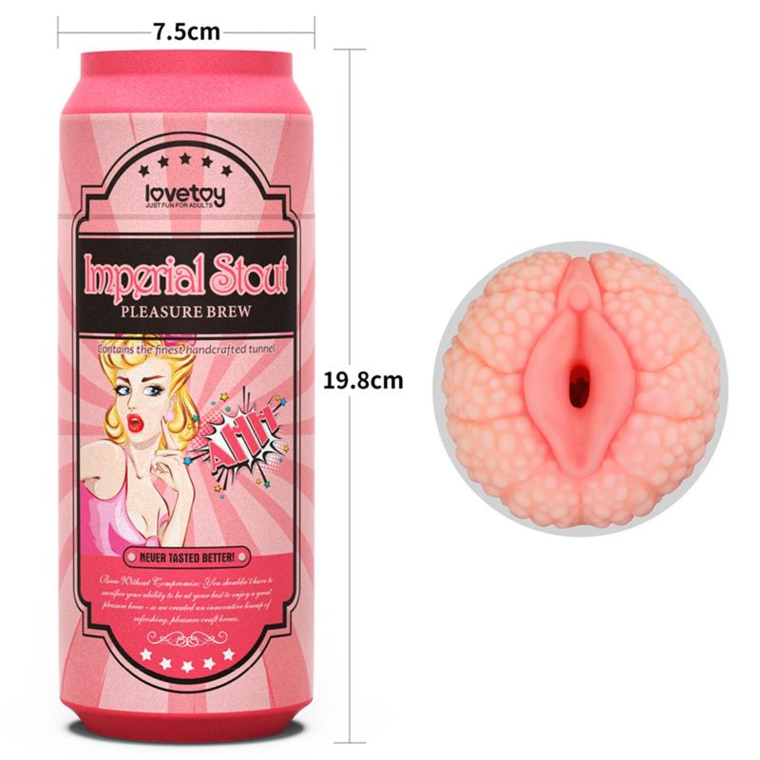 Мастурбатор Вагина LOVETOY Pleasure Brew Vagina Imperial Stout
