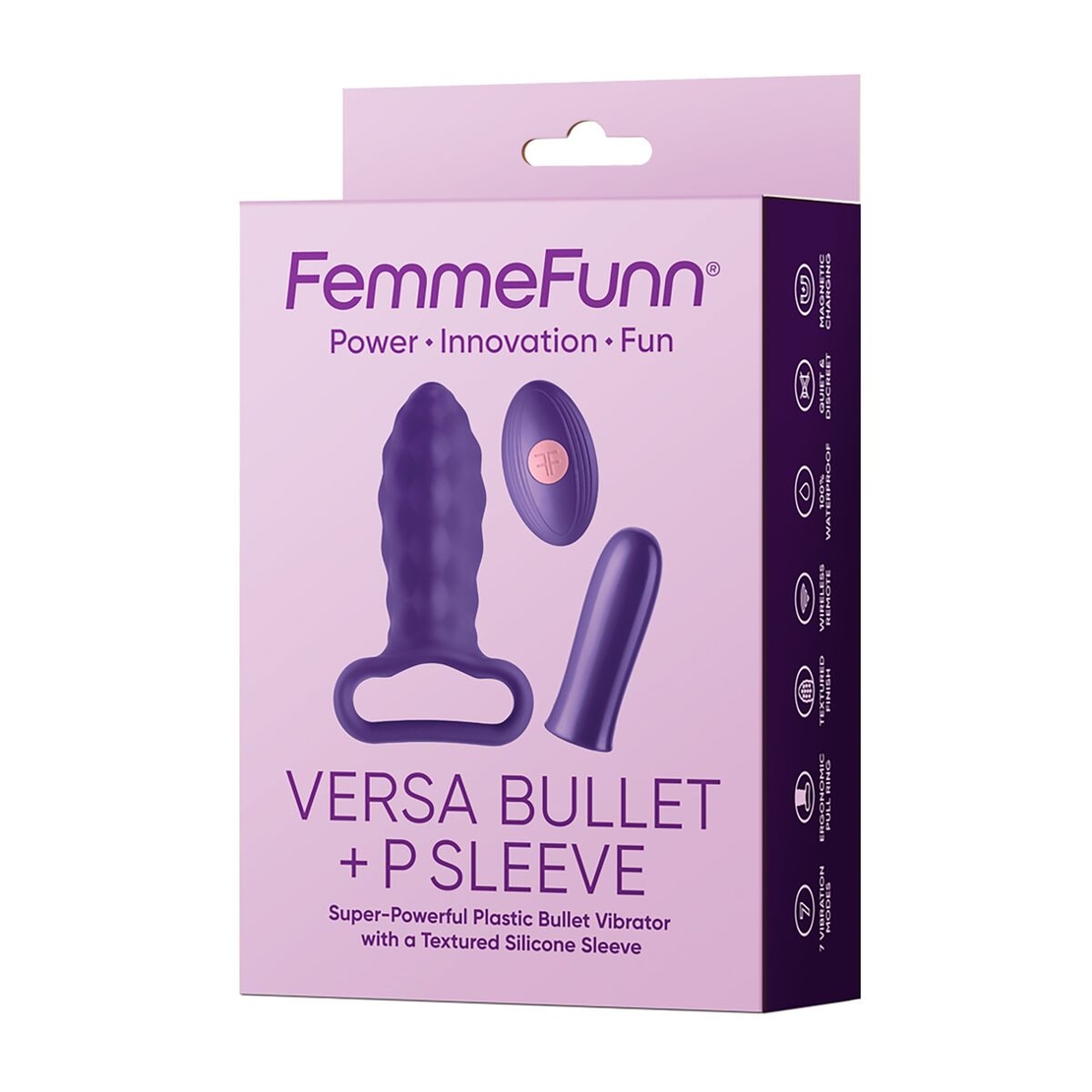 Анална тапа FemmeFunn VERSA BULLET Лилав