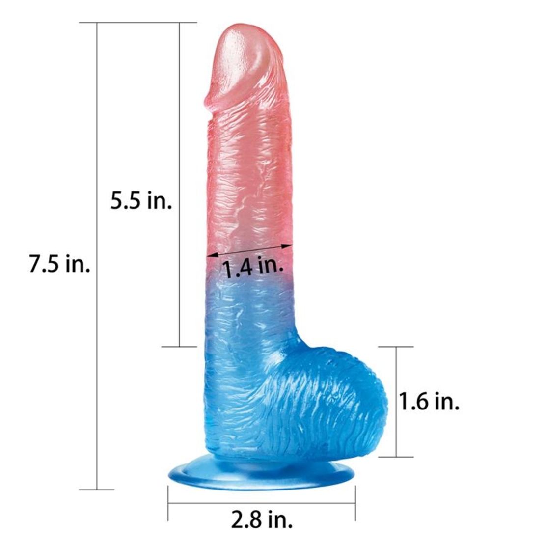 Дилдо LOVETOY Dazzle Sticks 7.5
