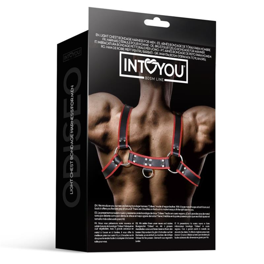 INTOYOU BDSM LINE Odiseo Колан за мъже, веган кожа