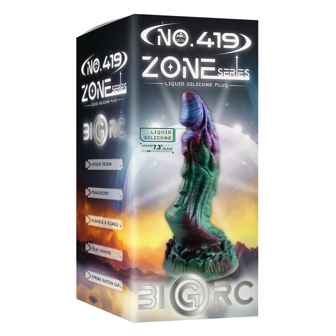 Нестандартно Дилдо NMC Zone Series Многоцветено