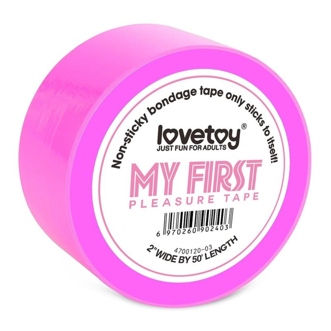 LOVETOY лента за обвързване, нелепкава, фуксия