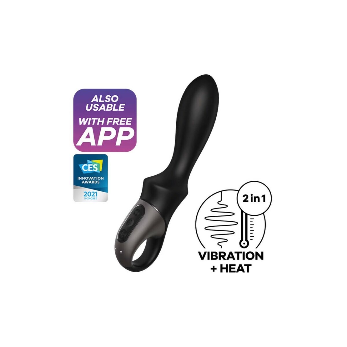 Анален вибратор с приложение Satisfyer