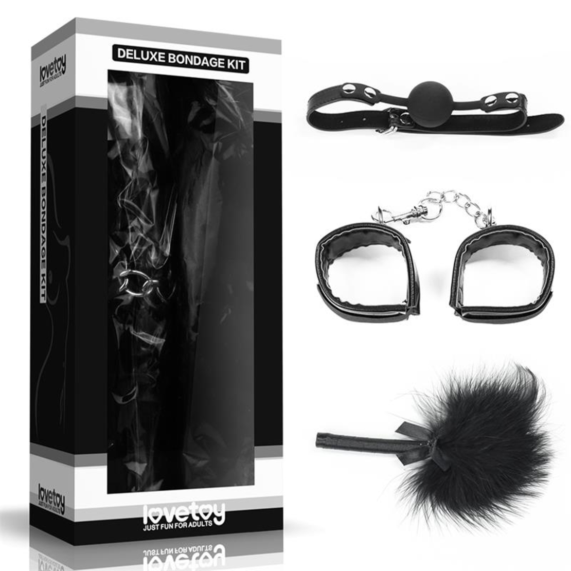 Комплект за обвързване LOVETOY Deluxe черен