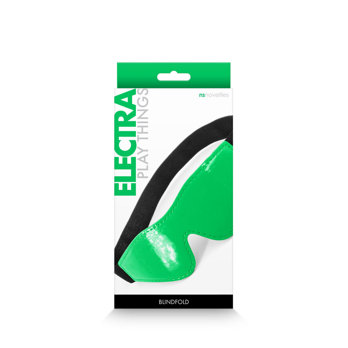 Маска за очи - Електрическо зелено Shhh Blindfold NS Novelties Electra