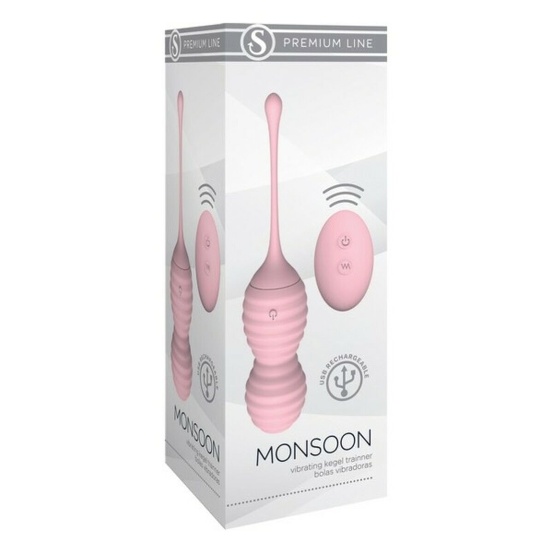 Вагинални топчета с вибрации и дистанционно S Pleasures Monsoon