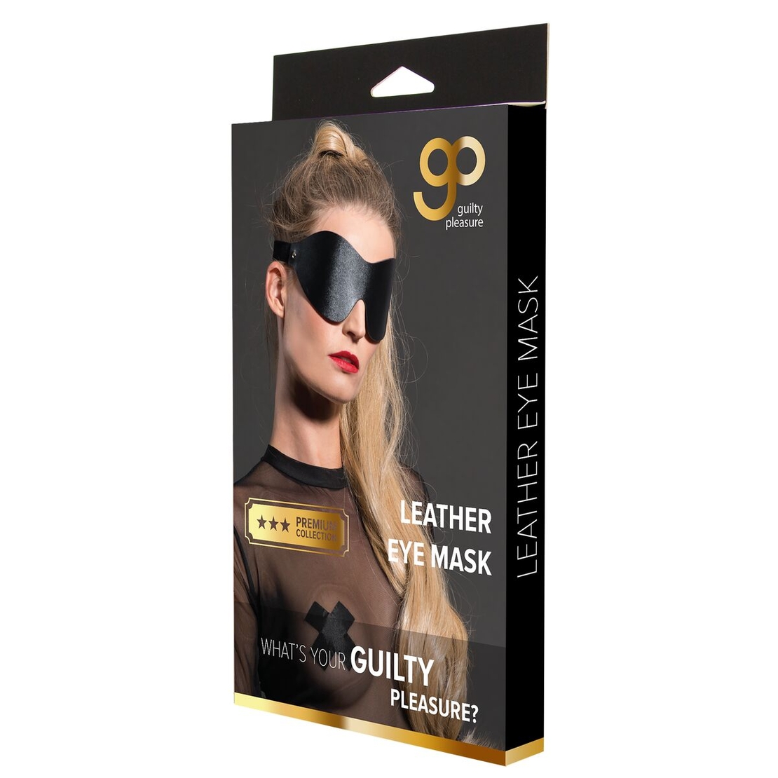 Маска за очи - Shhh Blindfold Guilty Pleasure GP Premium Collection Черен