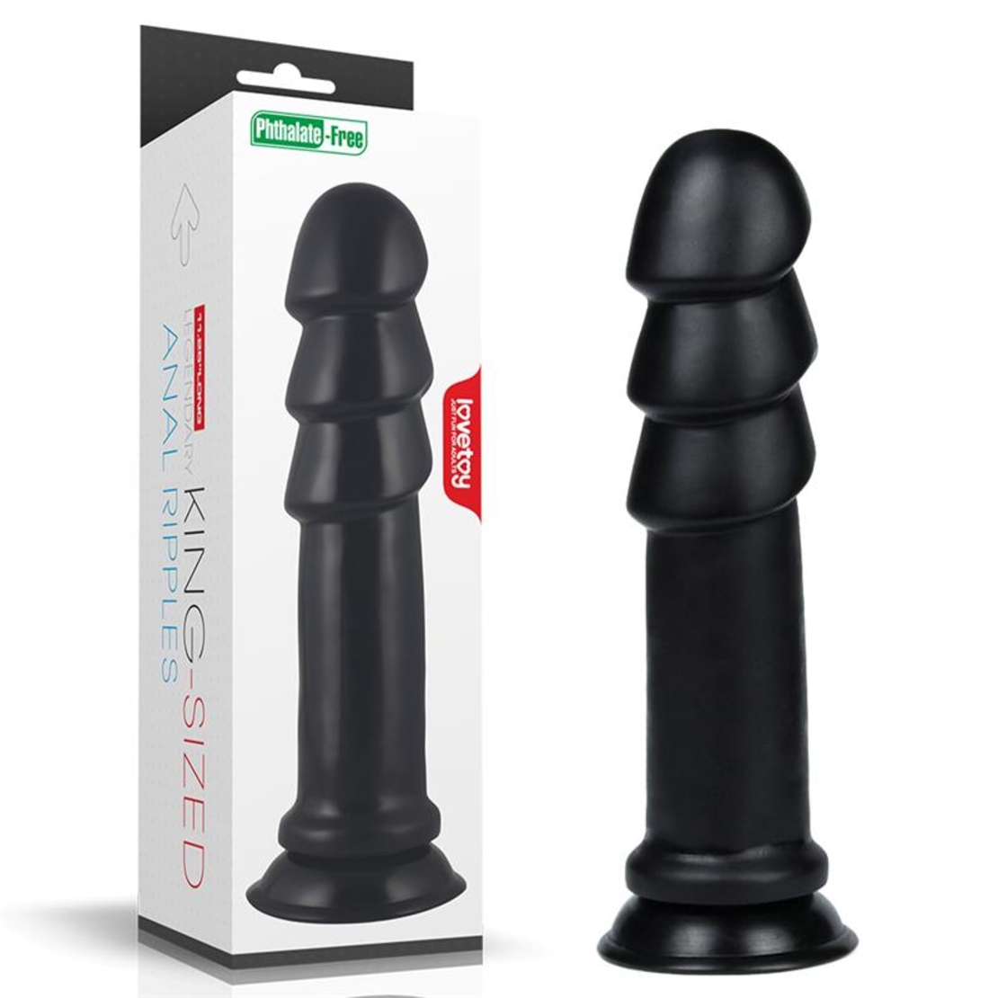 LOVETOY King Size Анални Вълнички – мощно дилдо 28,5 см