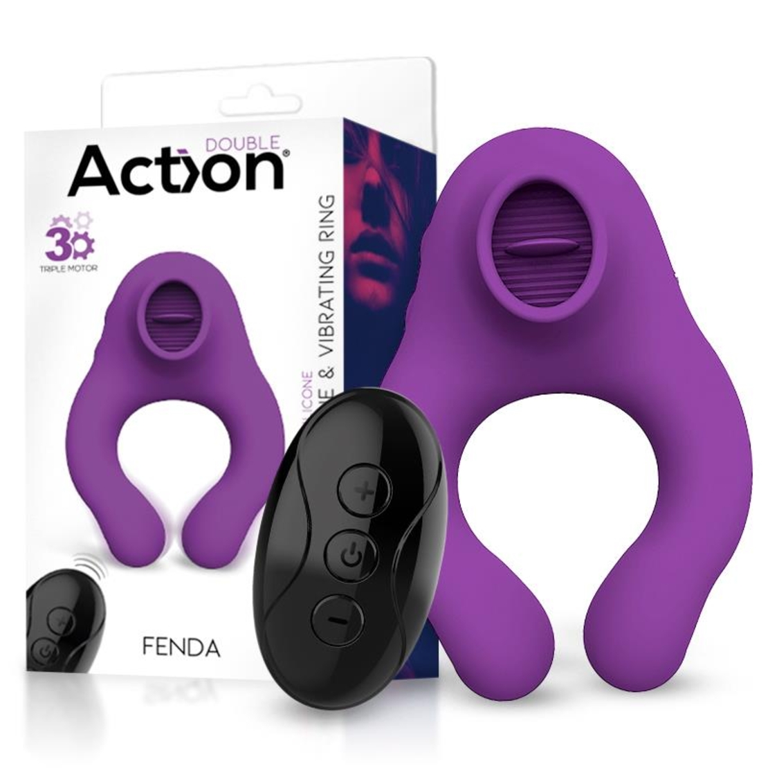 ACTION Fenda Вибриращ пръстен с дистанционно управление