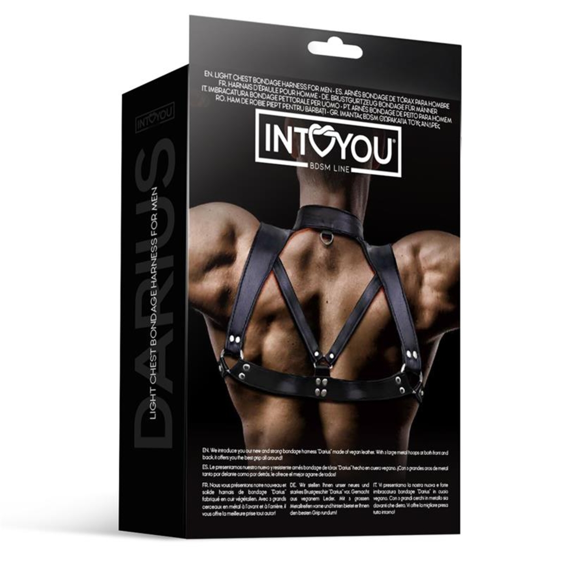 Колан за гърди за мъже - INTOYOU BDSM LINE Darius