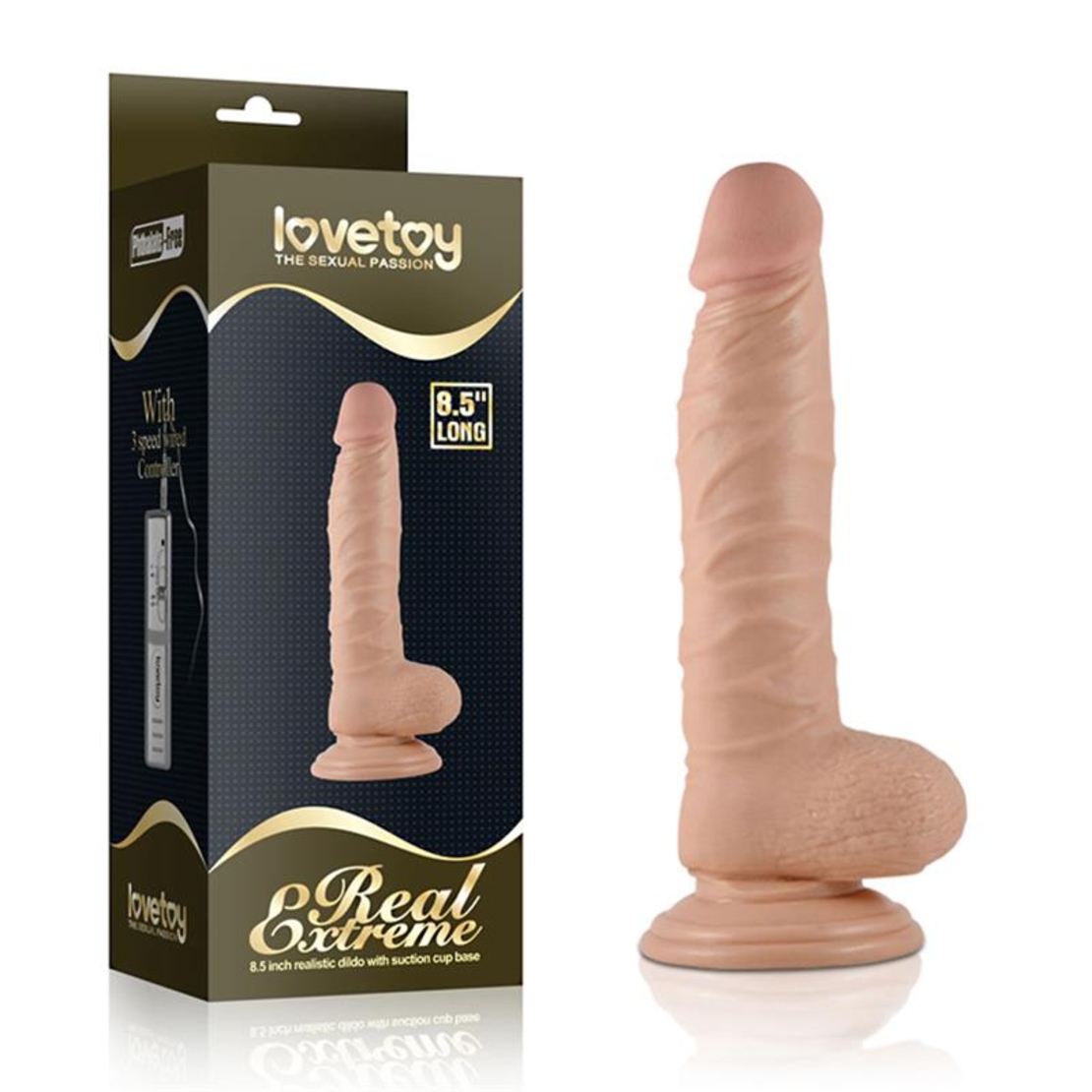 Дилдо LOVETOY Real Extreme 8.5