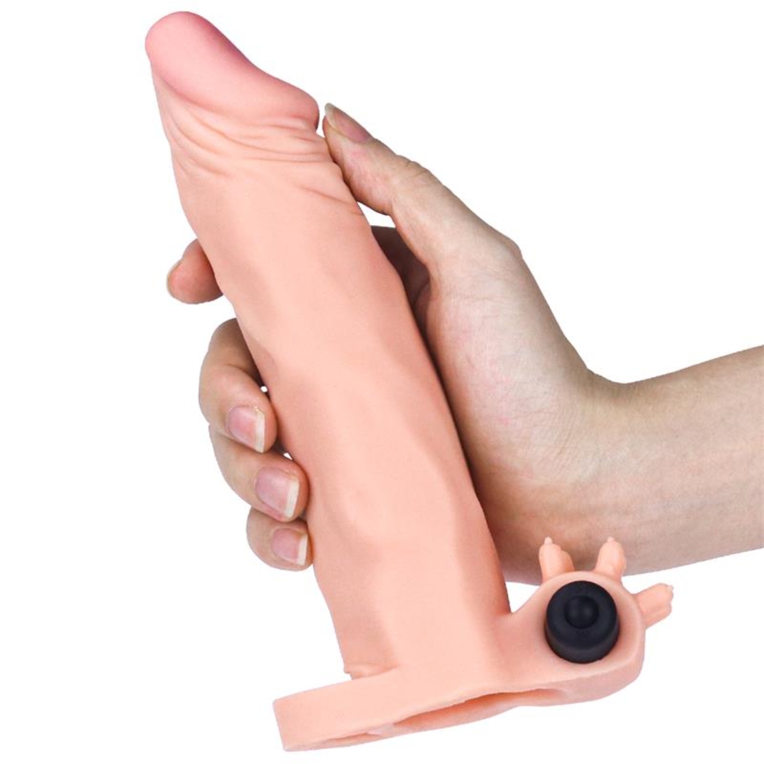 Калъф за пенис LOVETOY с вибрация, X-Tender Flesh