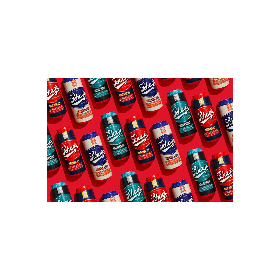 Комплект от 3 броя мастурбатор за мъже - Endurance Jack Ass Blush Schags