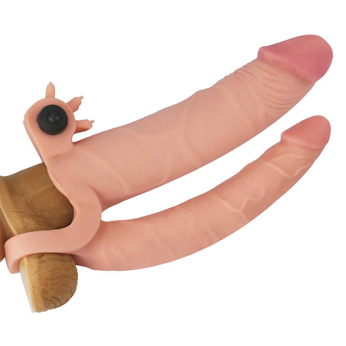 LOVETOY Двойно дилдо с вибрация +1