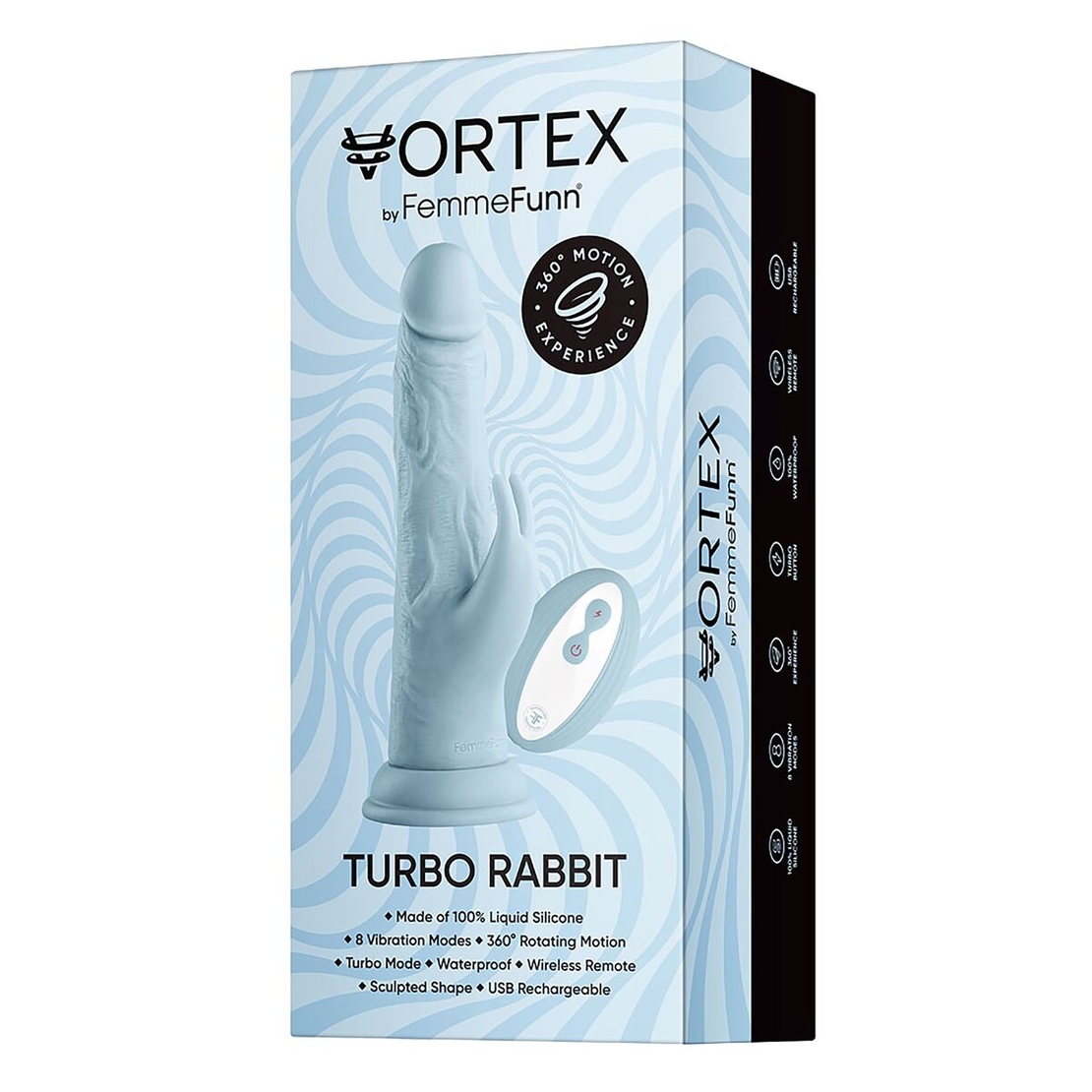 Реалистичено дилдо TURBO RABBIT Ø 4,7 cm