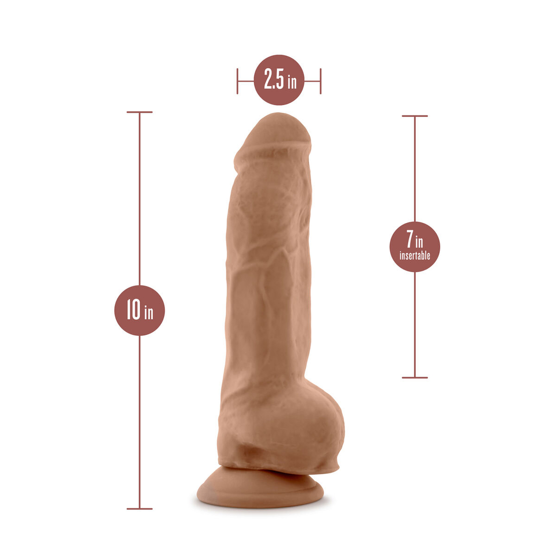 Реалистично Дилдо  Ø 5,1 cm