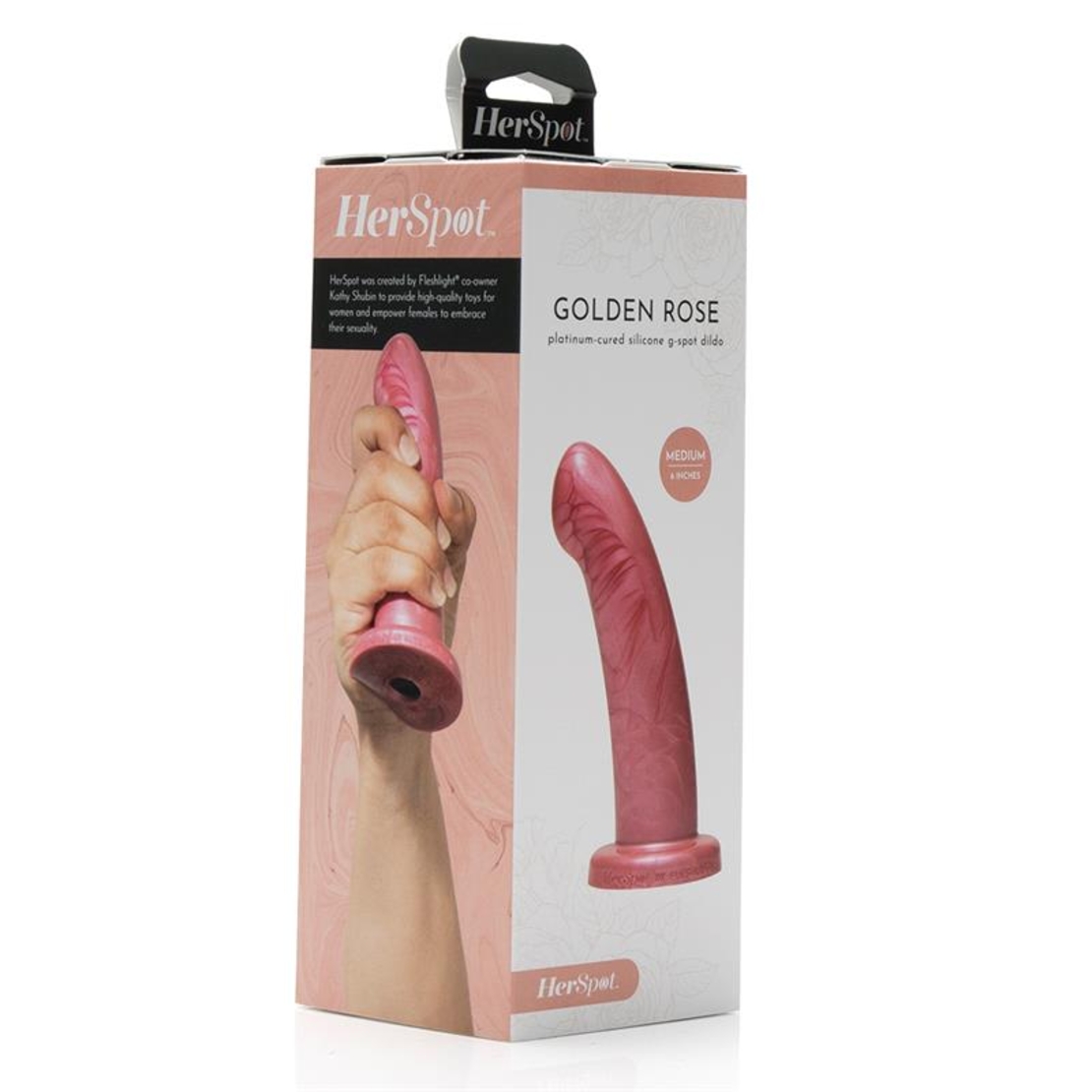 Дилдо FLESHLIGHT Herspot Golden Rose, среден размер