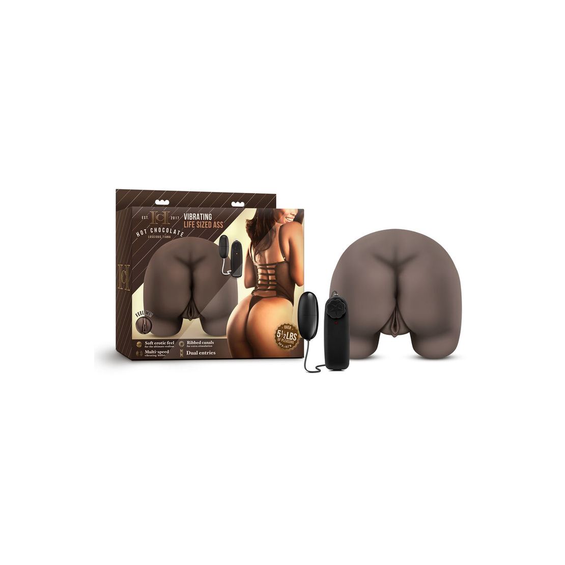 Blush Hot Chocolate Brown Мъжки мастурбатор вагина Кафяв
