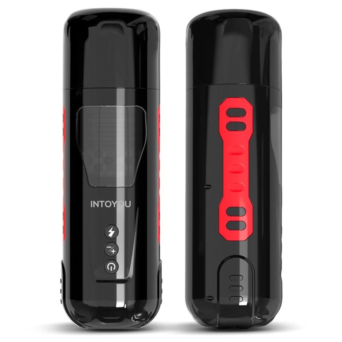 INTOYOU Pyro Advanced тласкащ, въртящ се и стенещ мастурбатор