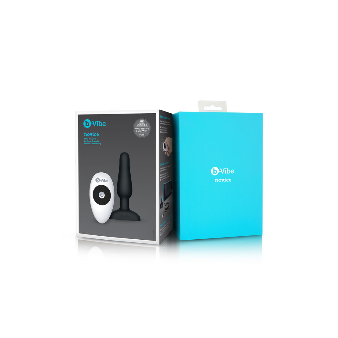 Аналена тапа с дистанционно управление B-Vibe NOVICE Черен