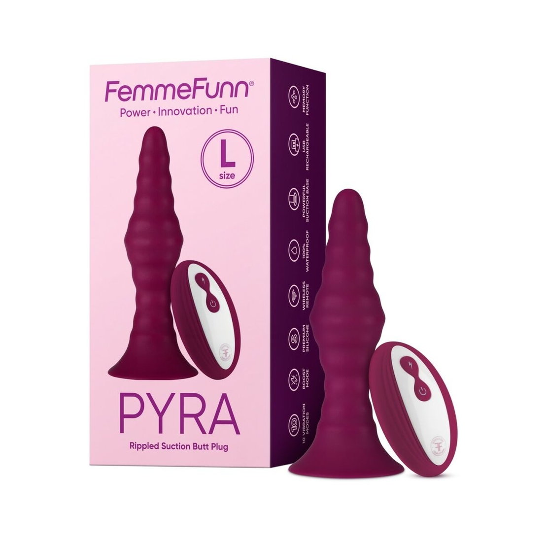 Анална тапа FemmeFunn Pyra Вишнав