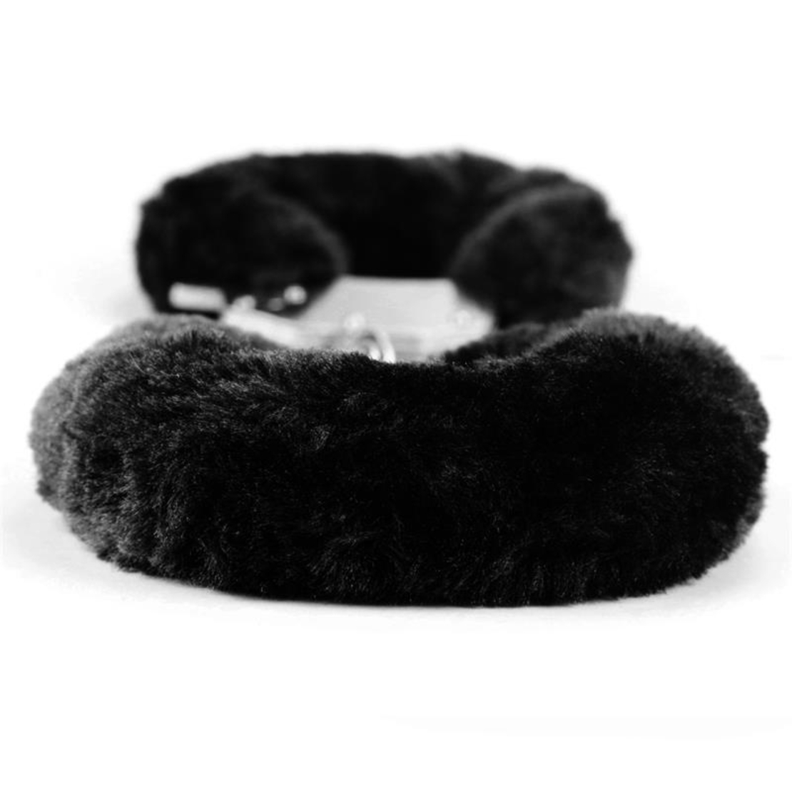 Метални белезници LOVETOY Furry Metal черни