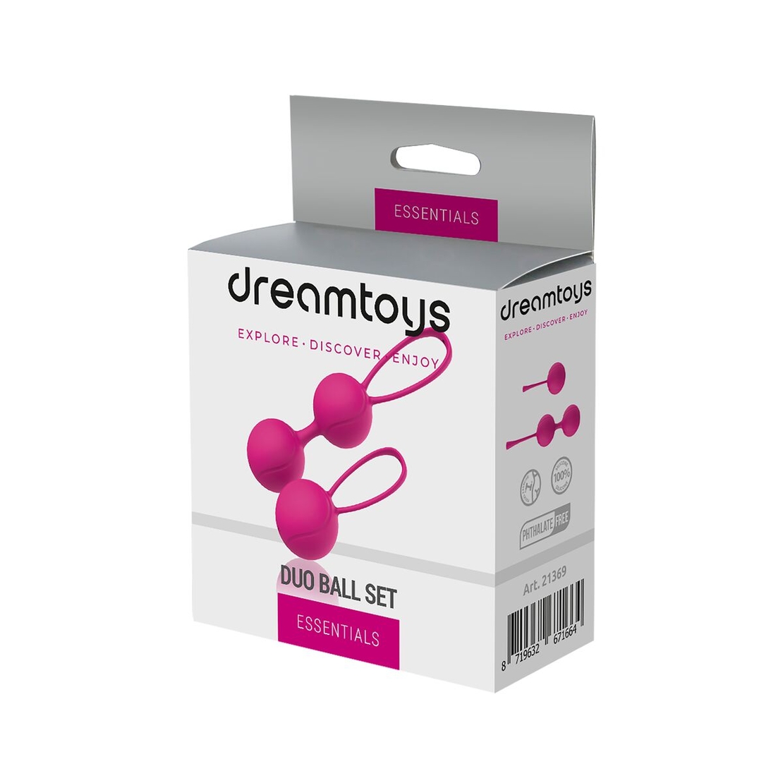 Два броя вагинални топчета Dream Toys Essentials Розови