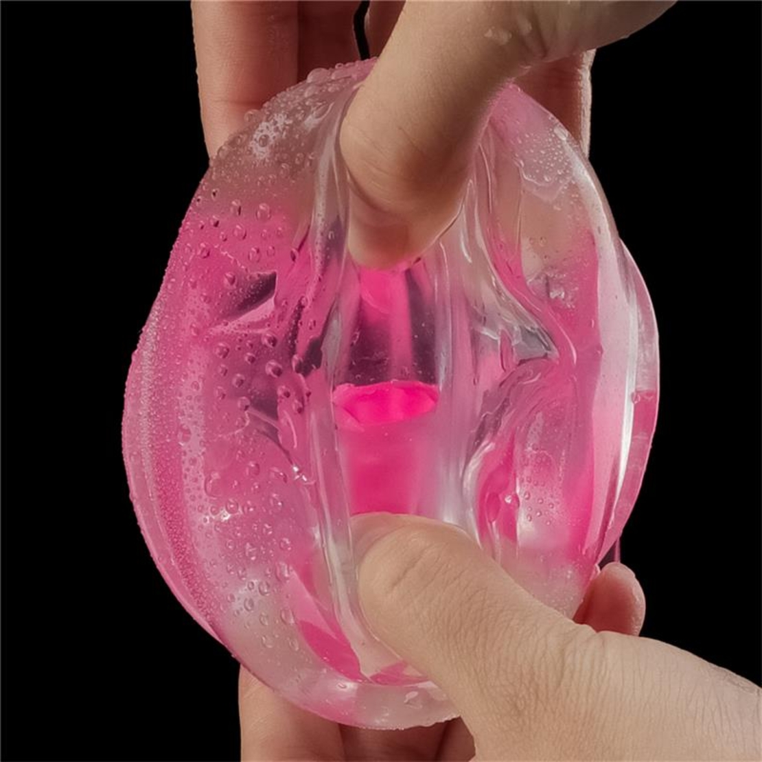 Мастурбатор LOVETOY Lumino Play, розов, сияещ, 8,5