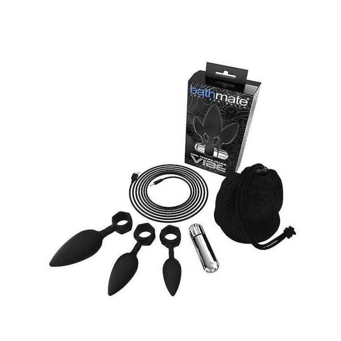 Анален треньорски комплект с вибрации | Bathmate Anal Training Kit