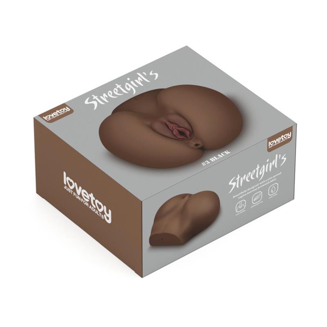 LOVETOY Реалистичен Мастурбатор Дупе Улични момичета 3