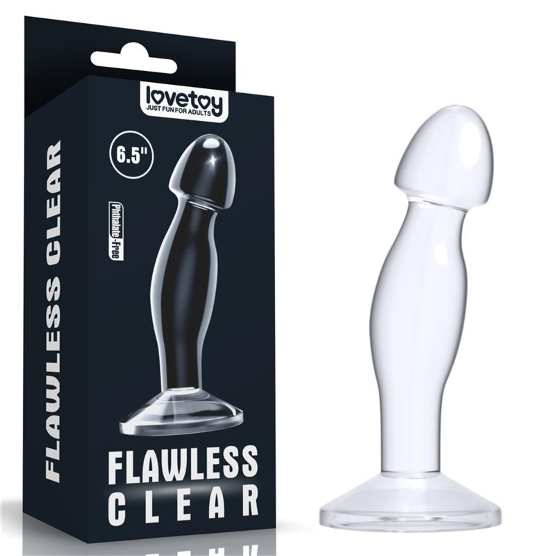 Анална тапа FLAWLESS CLEAR 6.5