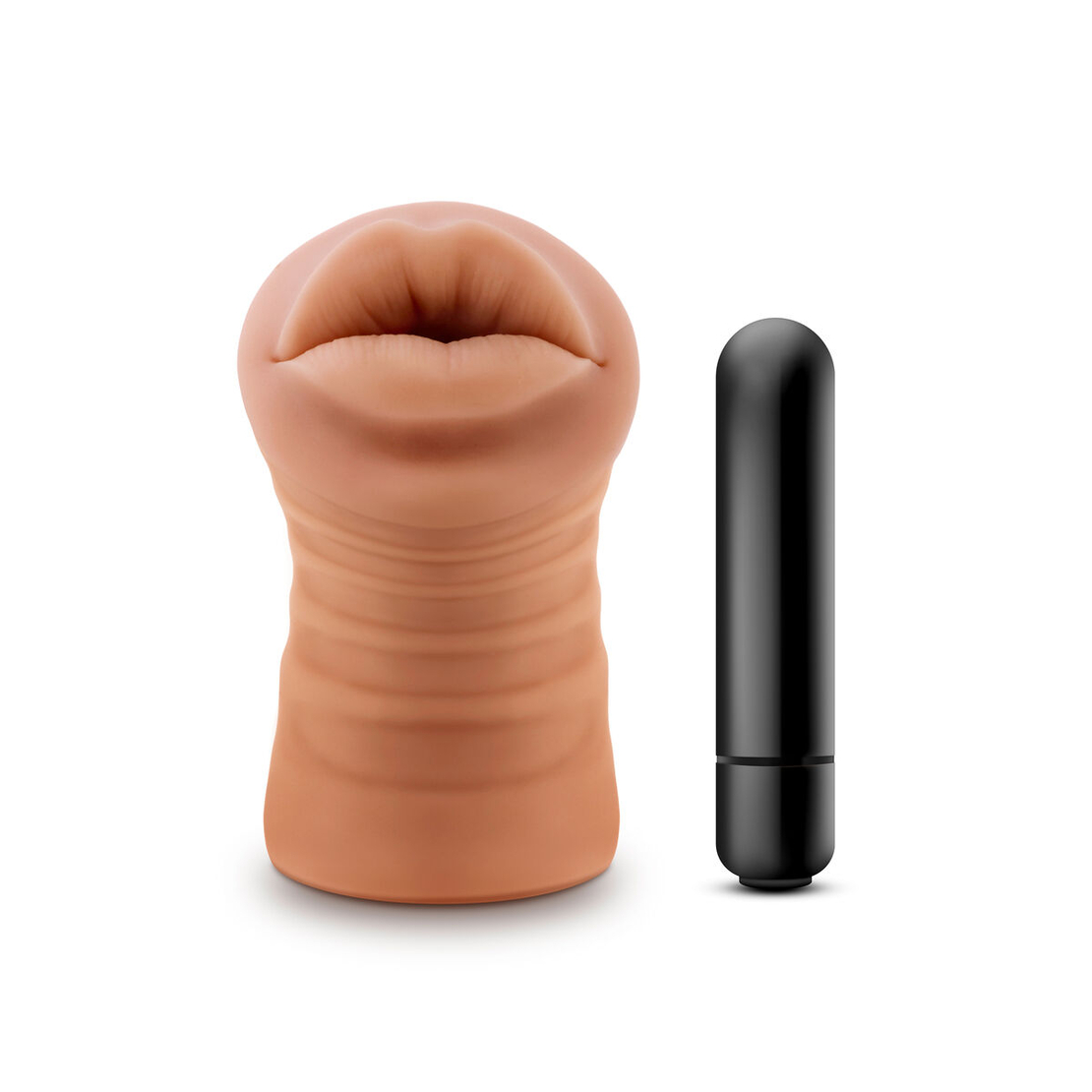 Blush Isabella Brown Мъжки мастурбатор уста Кафяв