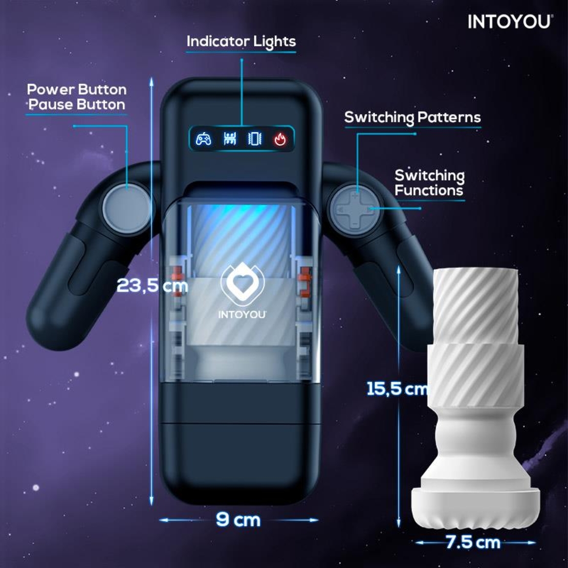 Интелигентен мастурбатор INTOYOU Elon с държач за телефон