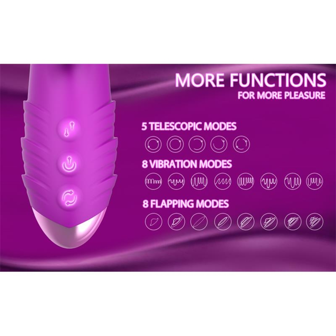 ENGILY ROSS Fenyx Vibe – вибратор с тласък, пулсация и 3 мотора