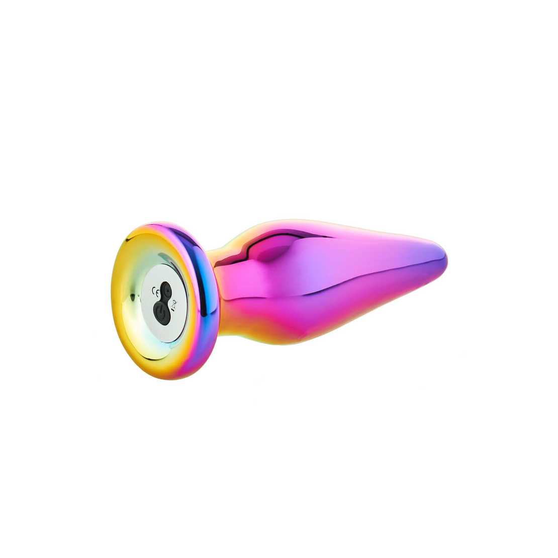 Анална вибрираща тапа с дистанционно Dream Toys Glamour Glass Многоцветна 4,3 см