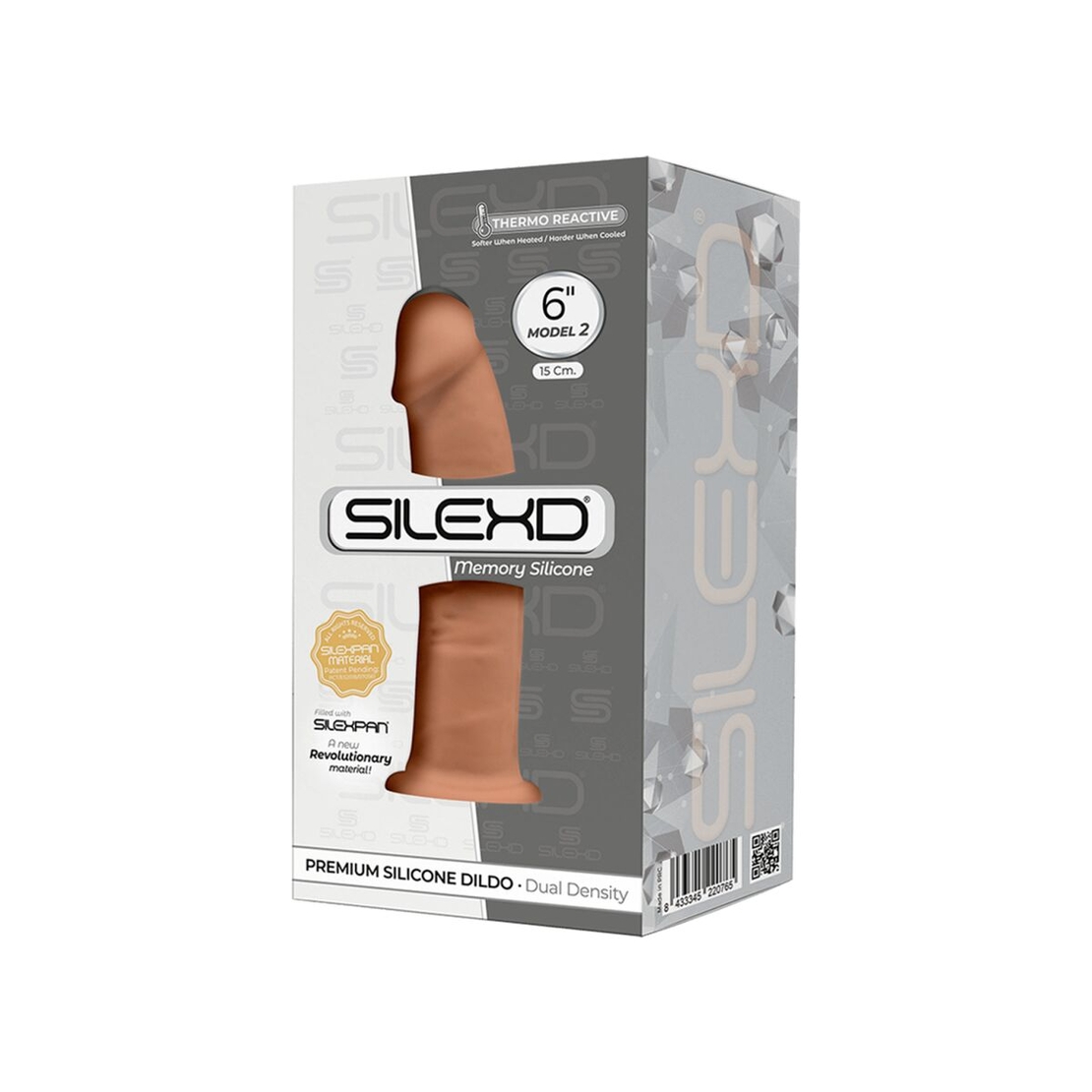 Реалистичен вибратор Silexd Caramel Бежов