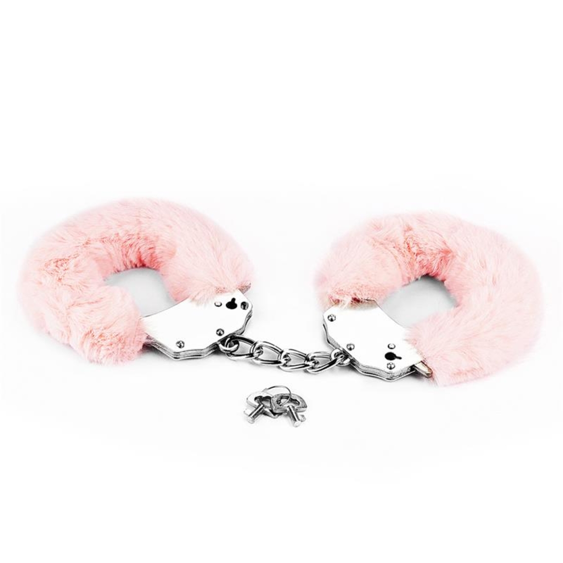 Метални белезници LOVETOY Furry Metal Pink