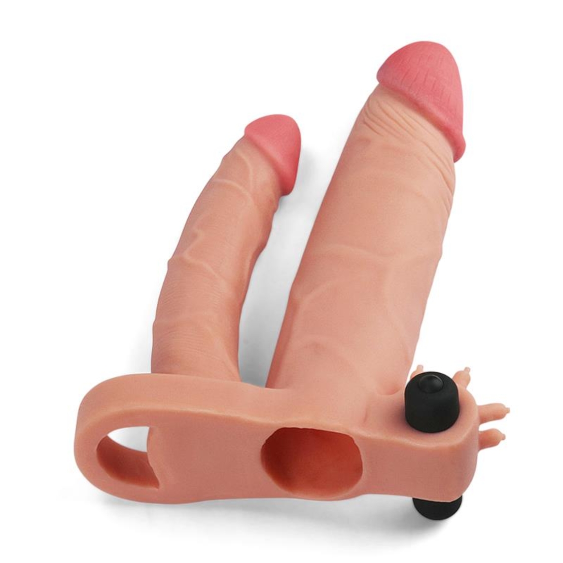 LOVETOY Двойно дилдо с вибрация +1