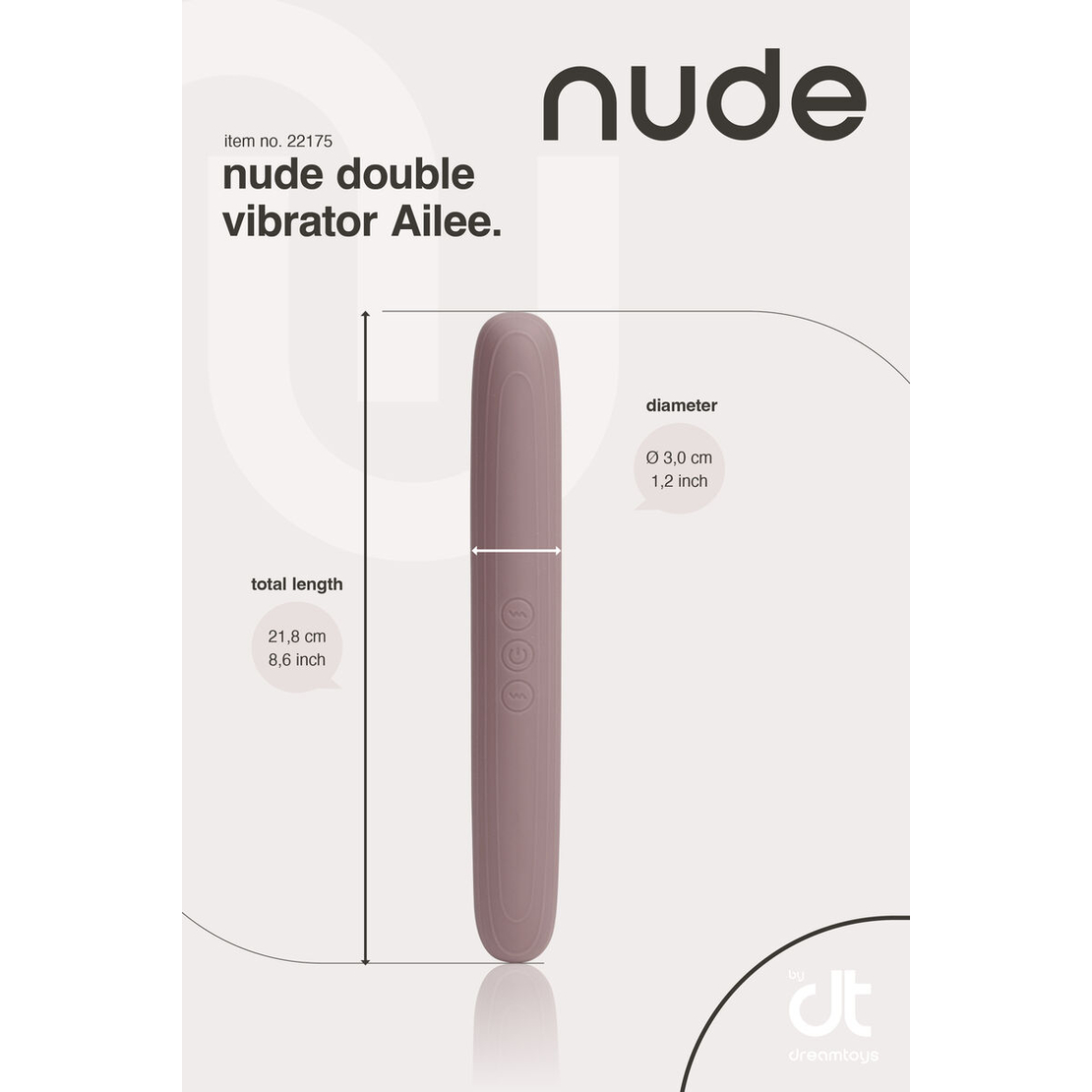 Двоен вибратор Dream Toys Nude