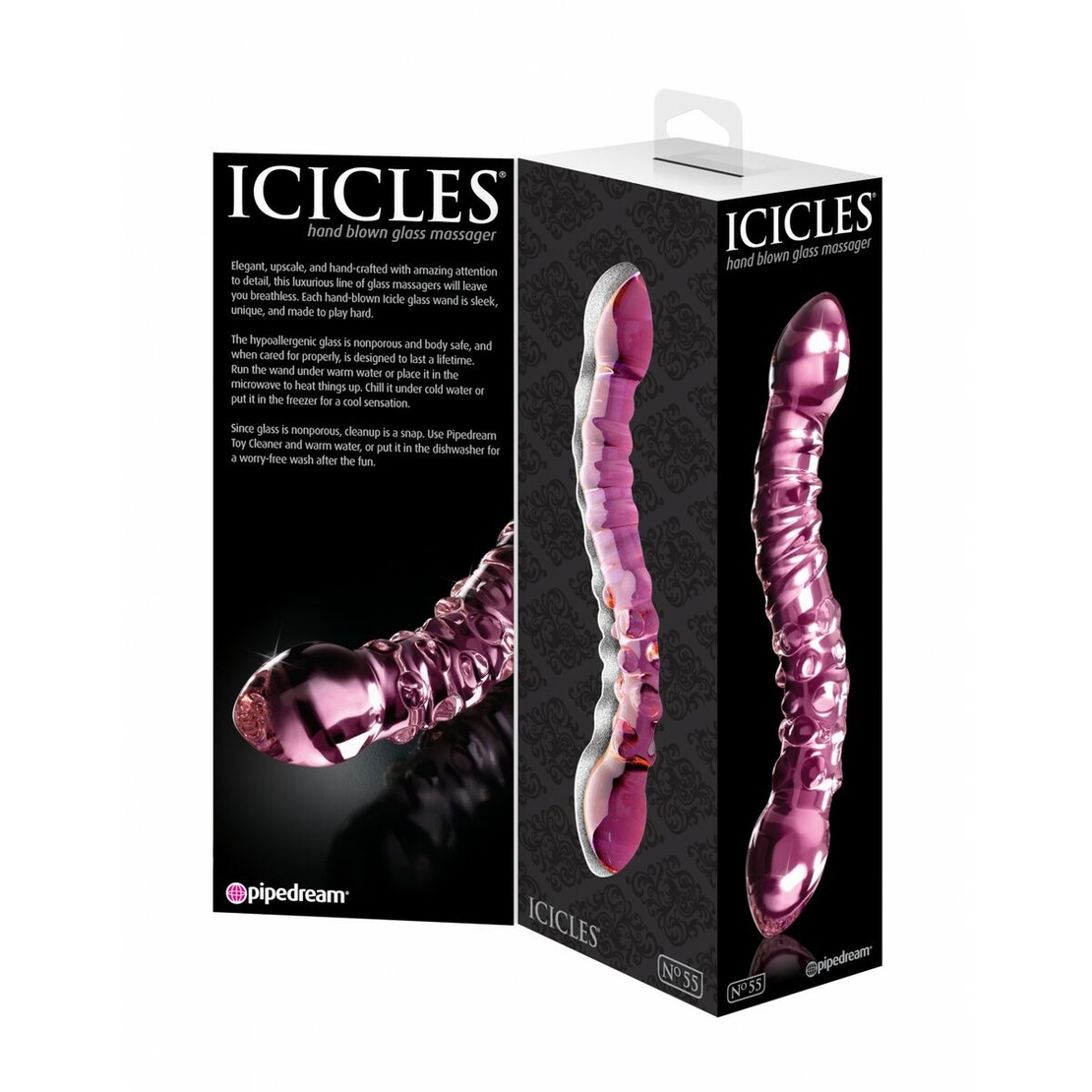 Луксозно Розово Дилдо Pipedream Icicles
