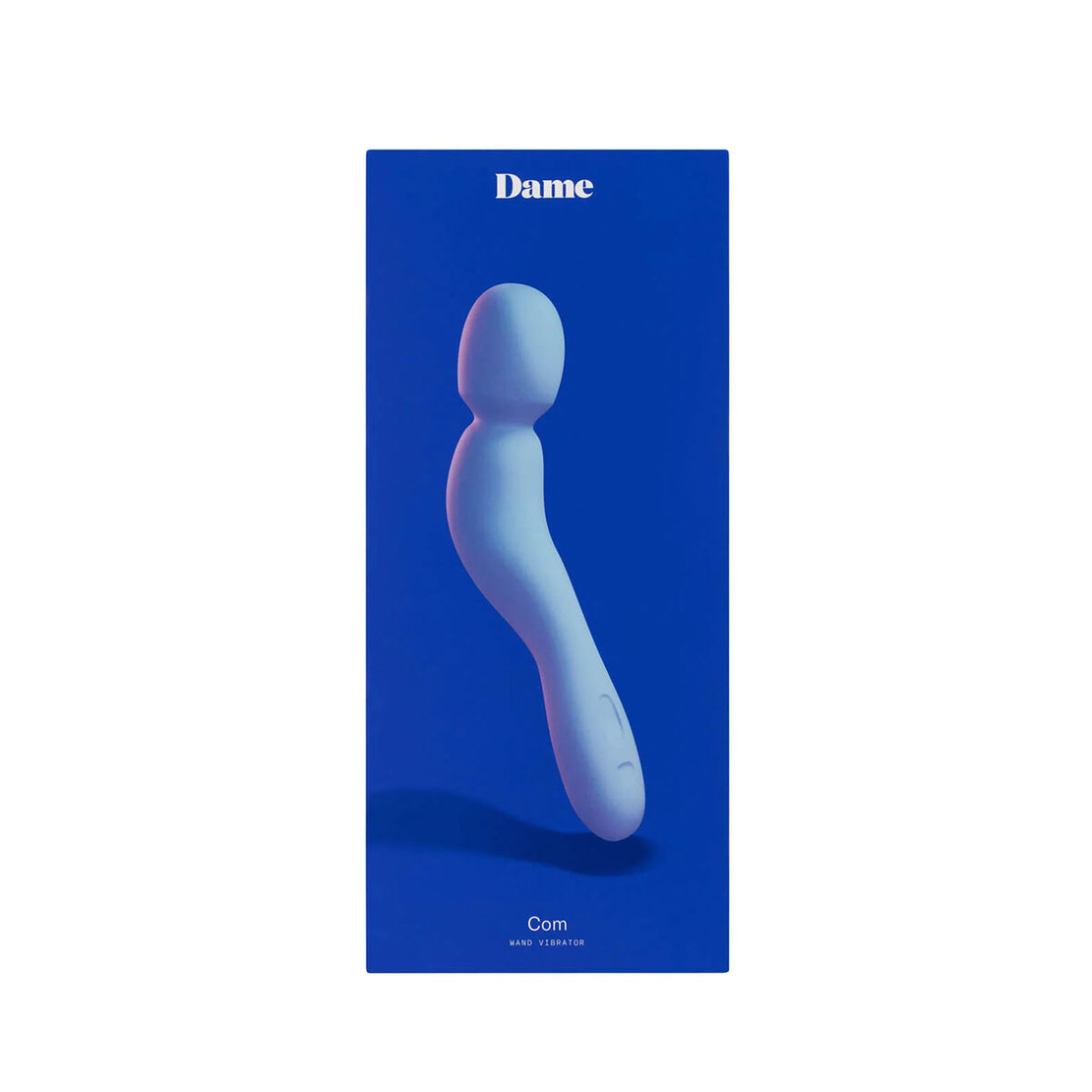 2 в 1 Масажор и G-spot Вибратор Dame Com Wand Massager Periwinkle Син