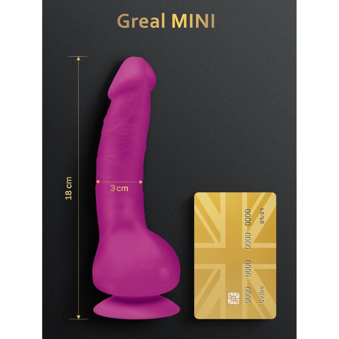 Дилдо Gvibe Greal Mini с дистанционно