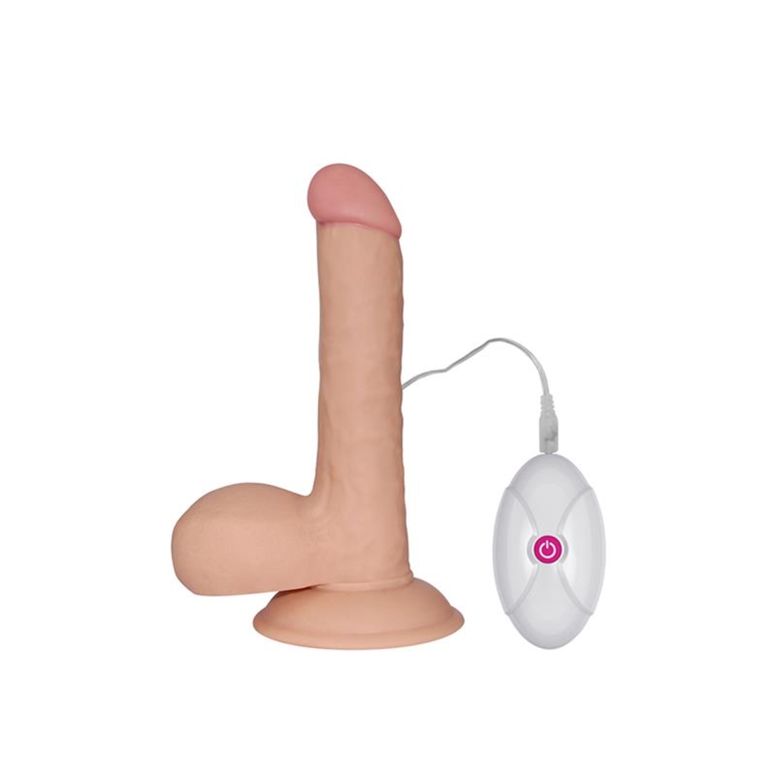 Дилдо LOVETOY Ultra Soft Dude с вибрация 7.5